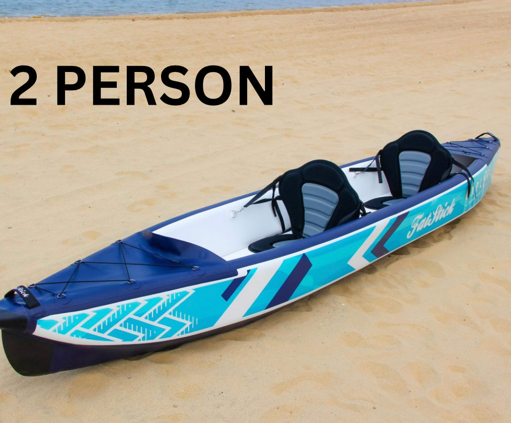 Inflatable 1 & 2 Person Drop Stitch Kayak Package | Canoe | iKayak -