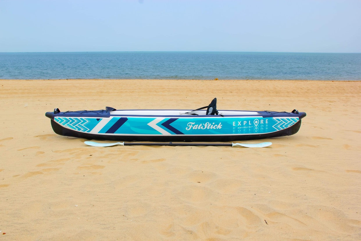 Inflatable 1 & 2 Person Drop Stitch Kayak Package | Canoe | iKayak -