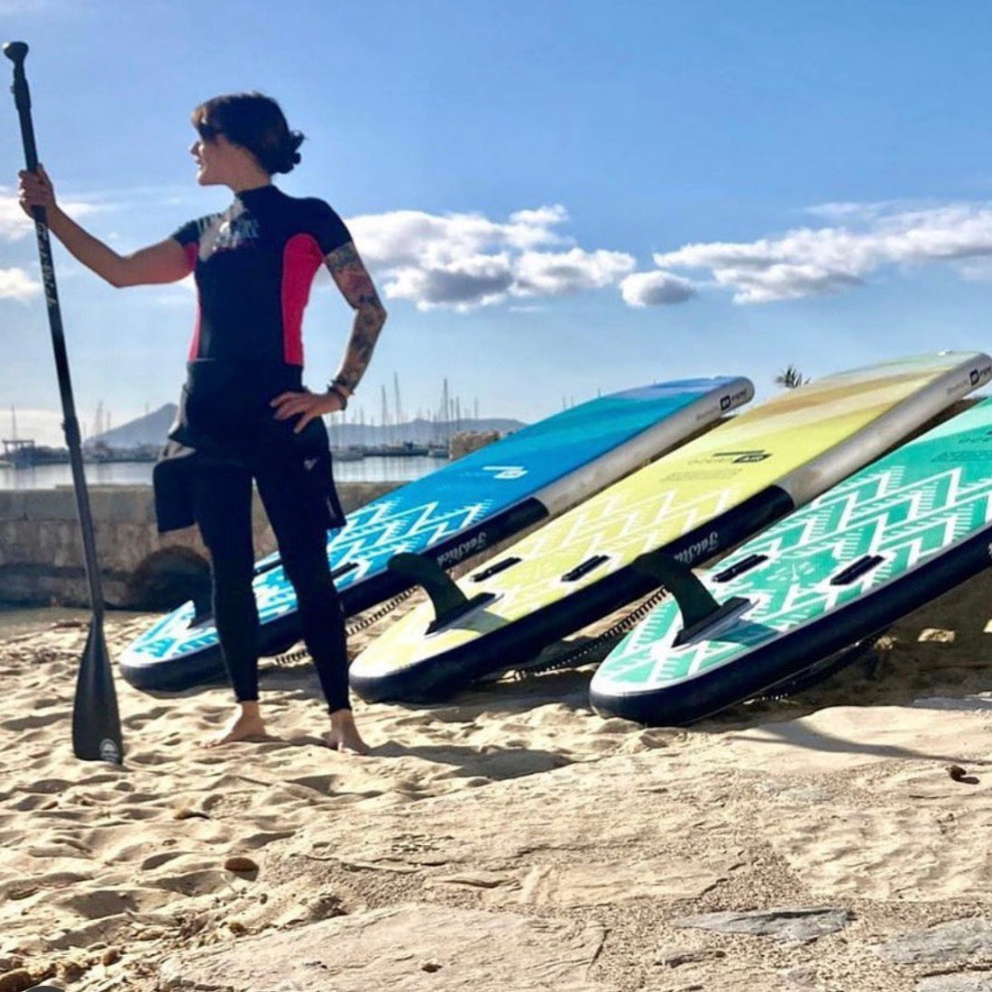 Pure Art 10'6 Inflatable Stand Up Paddle Board SUP Package | With SEAT -