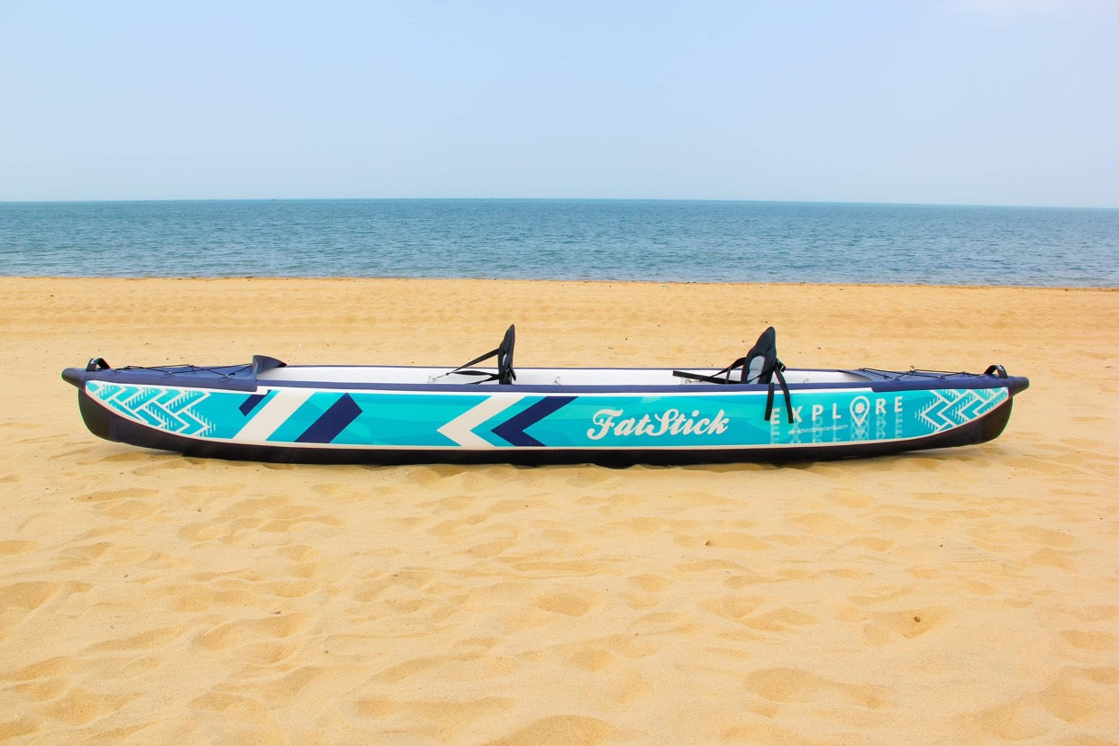 Inflatable 1 & 2 Person Drop Stitch Kayak Package | Canoe | iKayak -