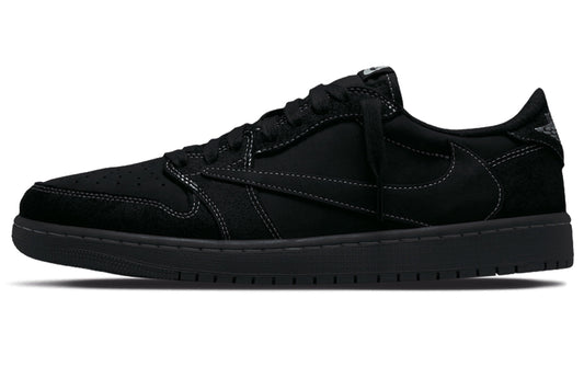 Travis Scott x Air Jordan 1 Low OG SP 'Black Phantom' roesports