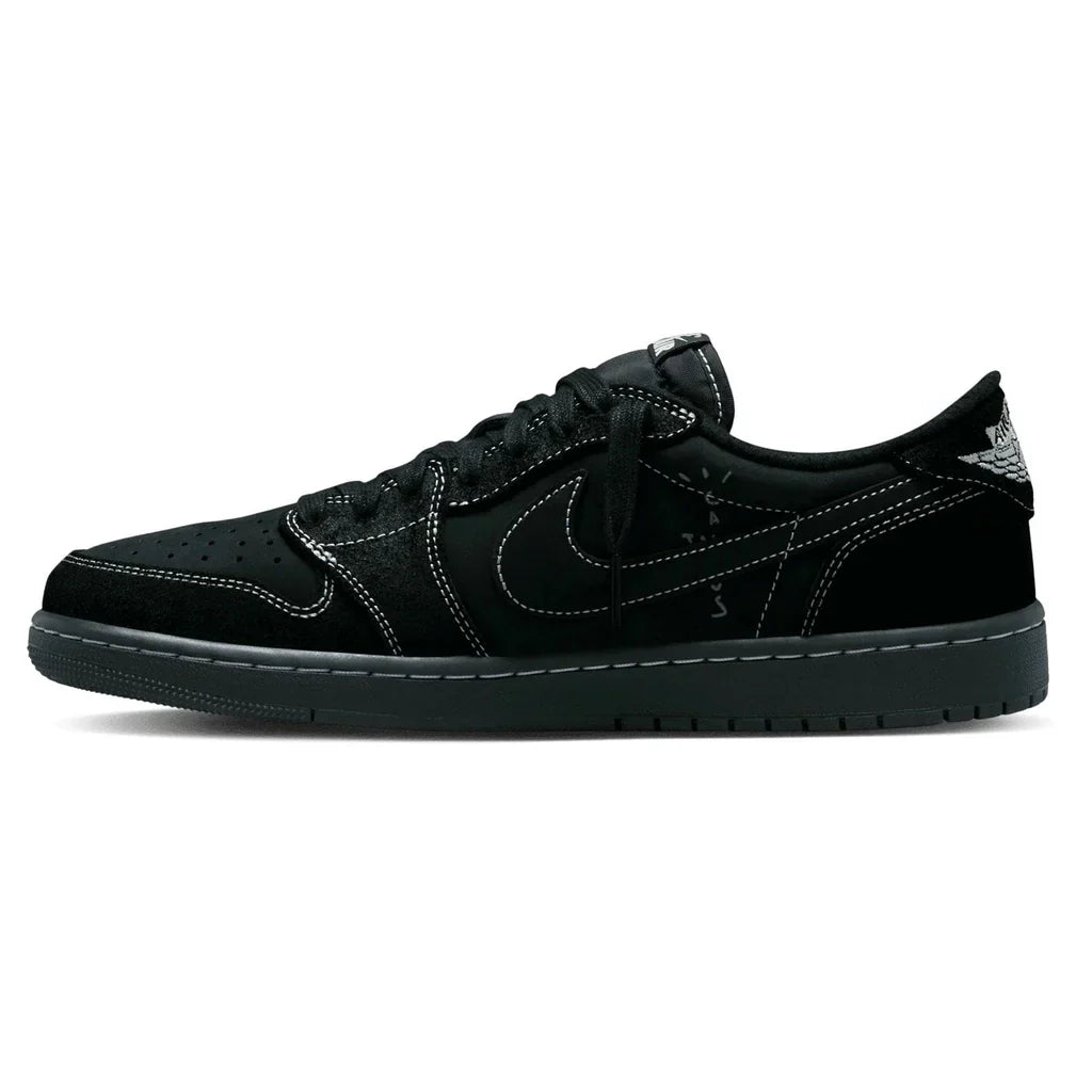 Travis Scott x Air Jordan 1 Low OG SP 'Black Phantom' roesports
