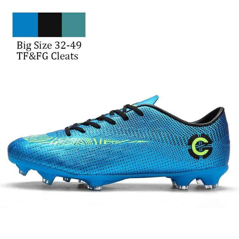 Men Cleats Sports Football Boots and Kids Soccer Shoes - Roesports