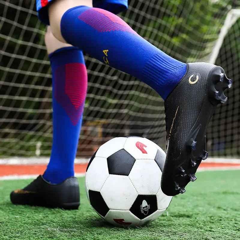 Men Cleats Sports Football Boots and Kids Soccer Shoes - Roesports