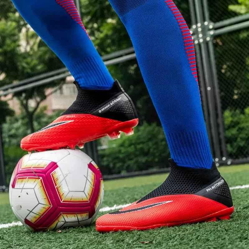 Men Sports Shoes High Quality Soccer Shoes FG Type Professional Training Football Shoes Soccer Boots for Men - Roesports