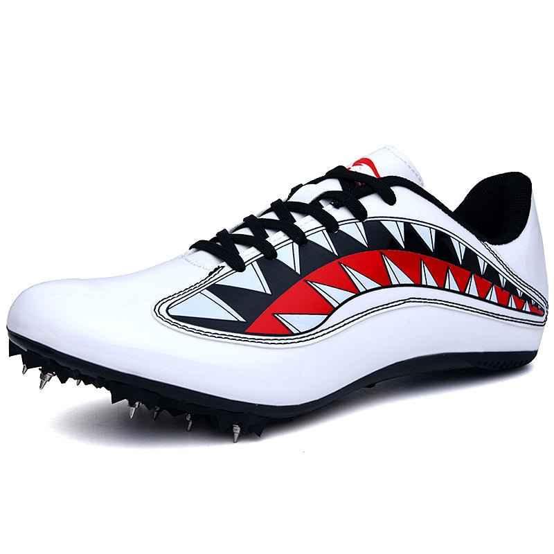 Men Track Field Shoes Women Spikes Sneakers Athlete Running Training Shoes Lightweight Match Spike Sport Shoes Zapatos Size 45 - Roesports
