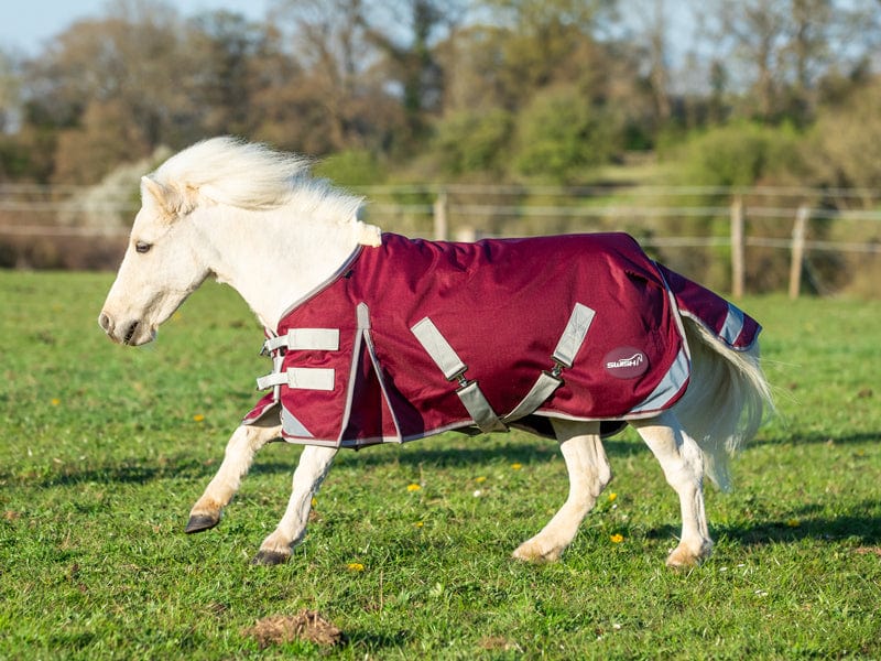 MINI Turnout Rug Burgundy - Cozy Protection for Your Horse - roesports