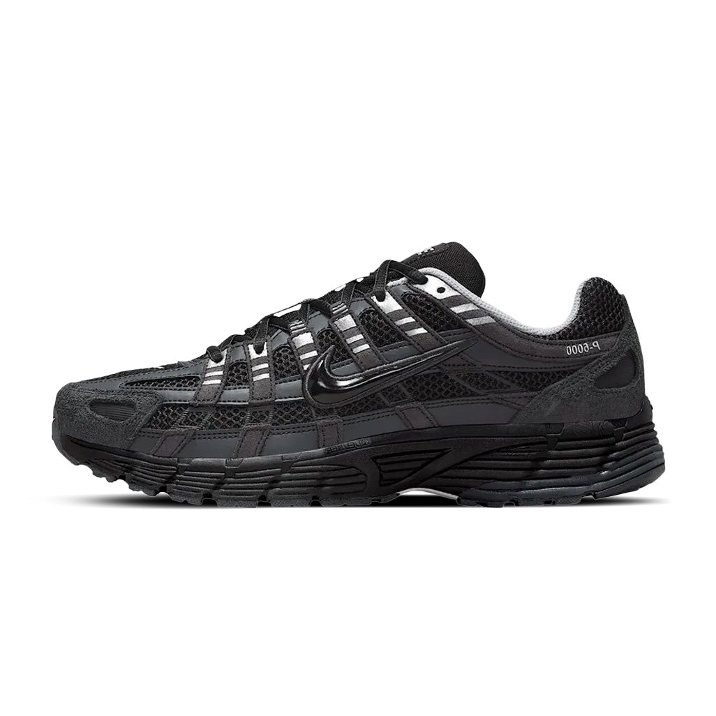 Nike P-6000 Suede Anthracite Black Chrome Metallic Silver roesports