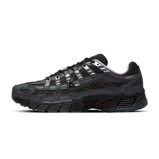 Nike P-6000 Suede Anthracite Black Chrome Metallic Silver roesports
