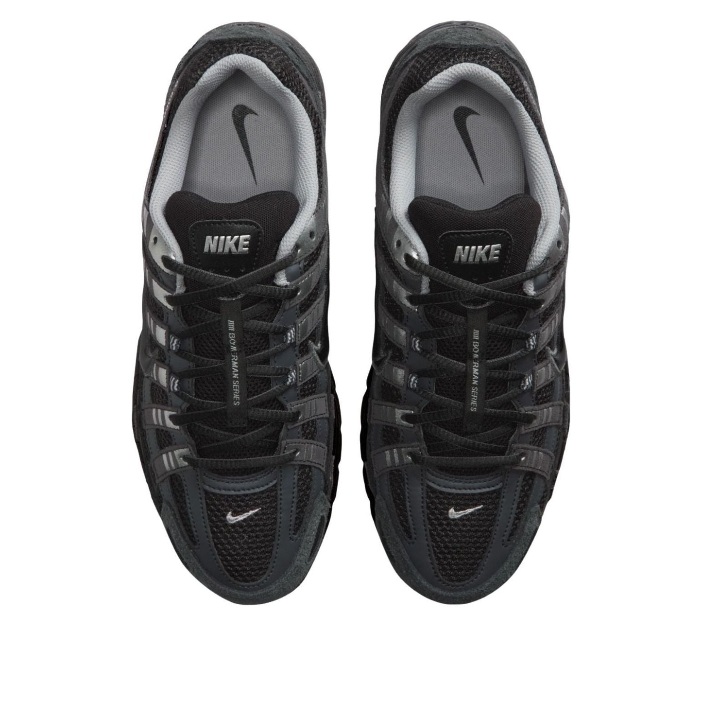 Nike P-6000 Suede Anthracite Black Chrome Metallic Silver roesports