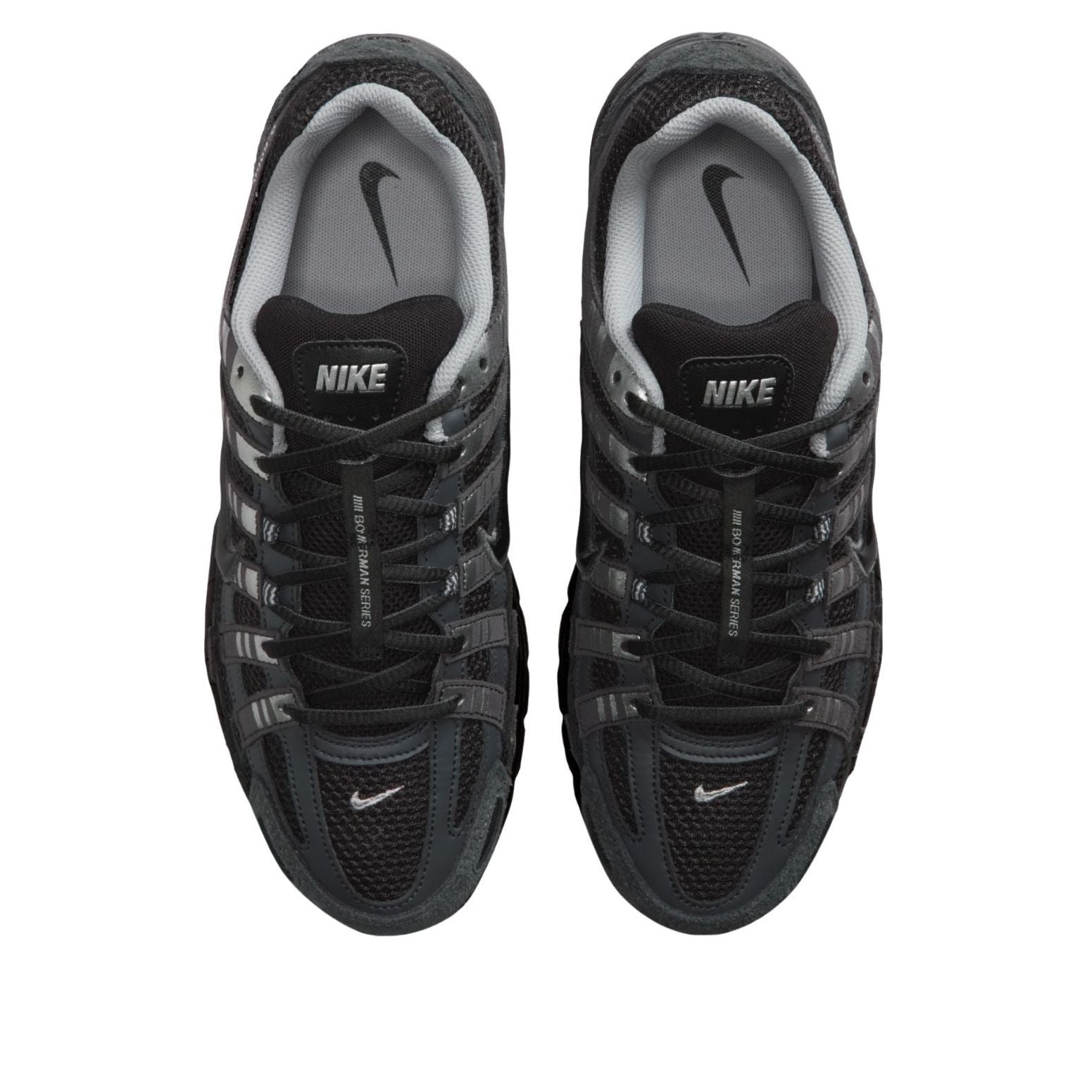 Nike P-6000 Suede Anthracite Black Chrome Metallic Silver roesports