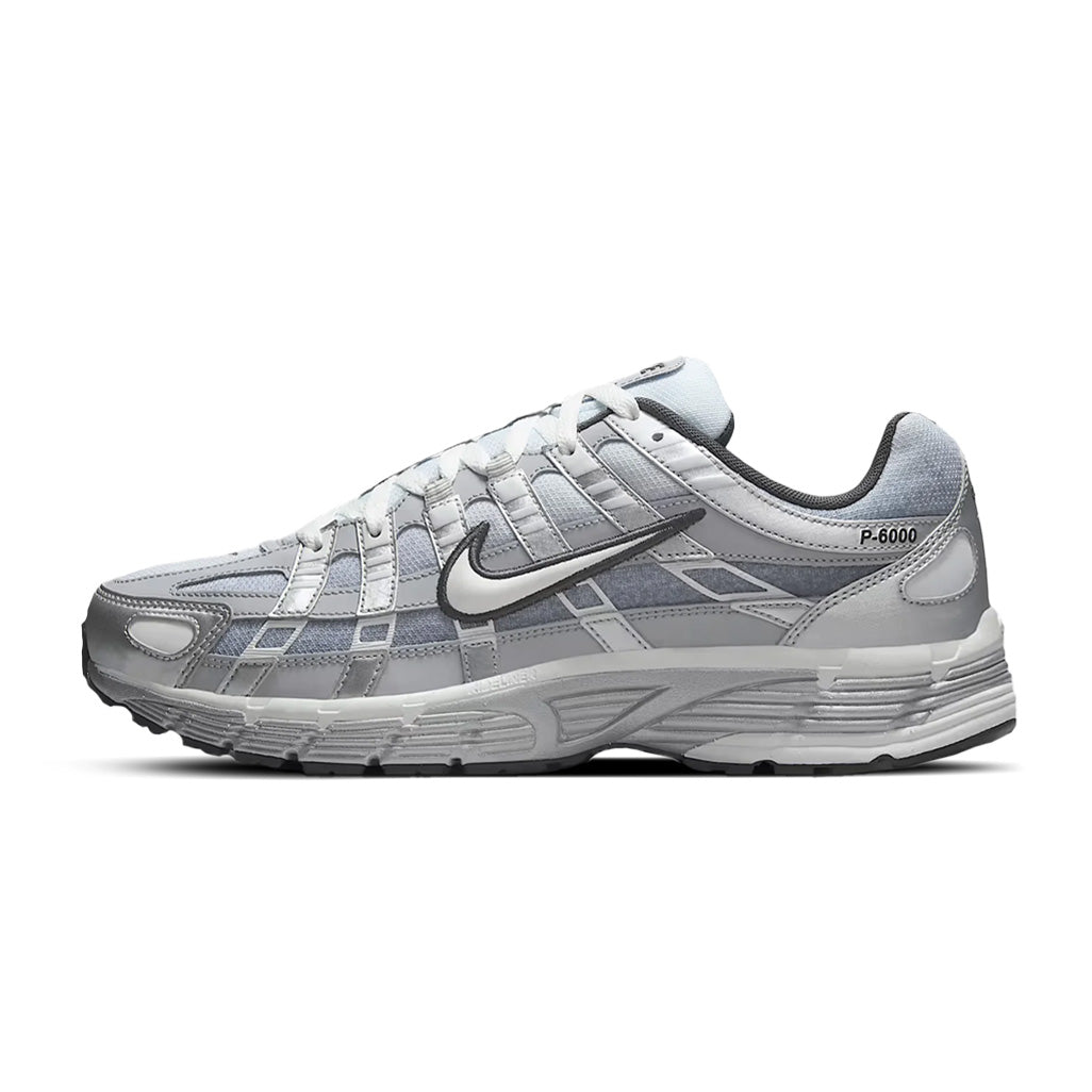 Nike P-6000 Metallic Silver Summit White-Wolf Grey roesports