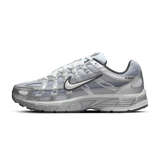 Nike P-6000 Metallic Silver Summit White-Wolf Grey roesports