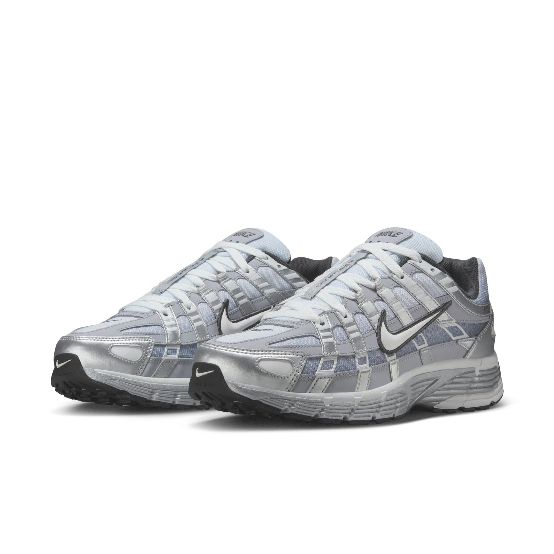 Nike P-6000 Metallic Silver Summit White-Wolf Grey roesports