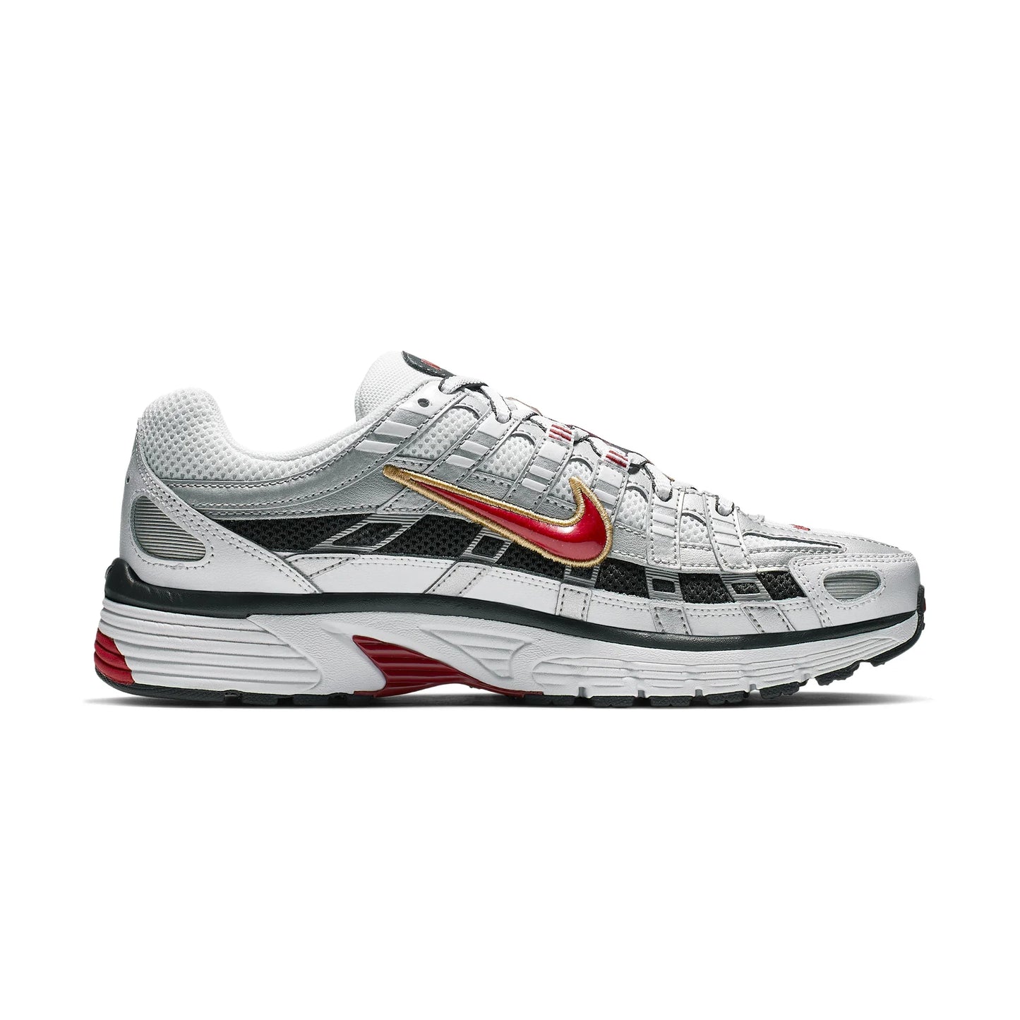 Nike P-6000 White Gold Red W roesports