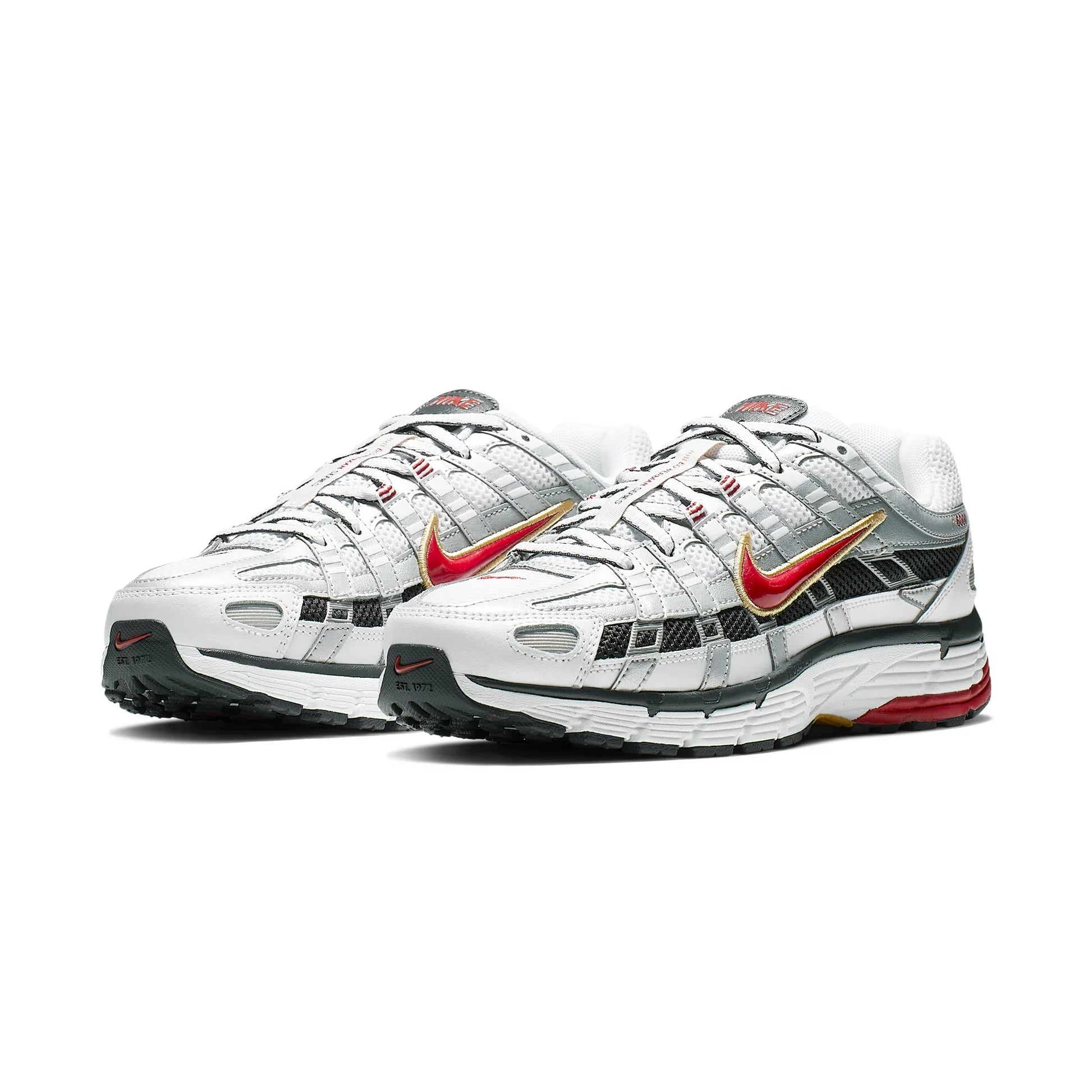 Nike P-6000 White Gold Red W roesports
