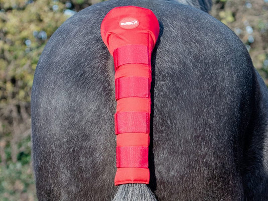 Horse Tail Guard Red - Protective Cover for Equine Tails - roesports