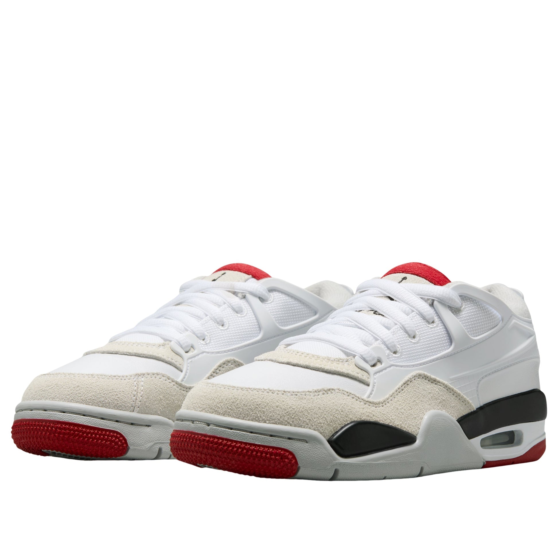 Air Jordan 4 RM White Black Varsity Red GS roesports