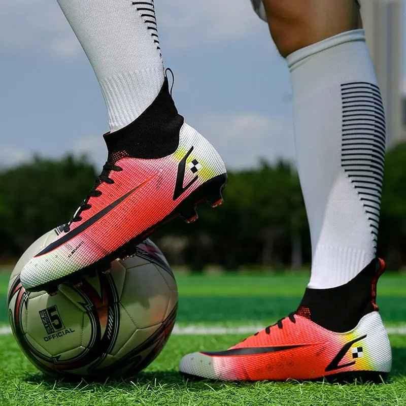 Soccer Shoes From Turkey Original Boots Footsal Football Artificial Leather Four Seasone Futsal Different Color - roesports