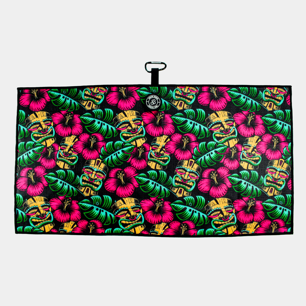 Tiki Tap-in Magnetic Golf Towel - Roesports