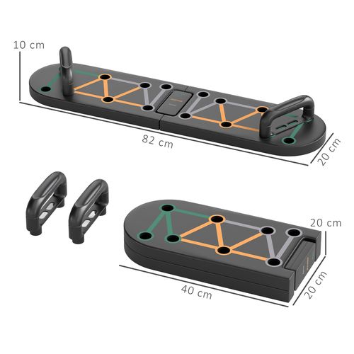 SPORTNOW 11-in-1 Foldable Push Up Board, Press Up Handles for Home Gym - Roesports