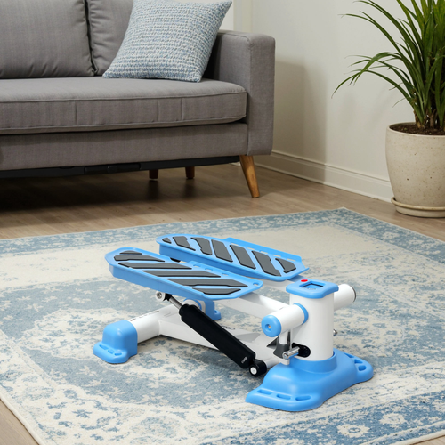 HOMCOM Portable Mini Stepper Step Machine for Home Gym Office Exercise -