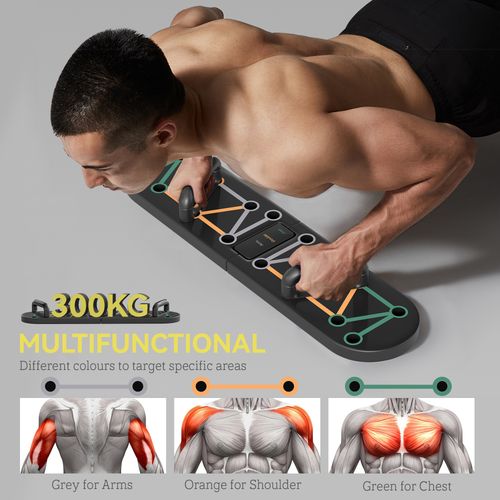 SPORTNOW 11-in-1 Foldable Push Up Board, Press Up Handles for Home Gym - Roesports