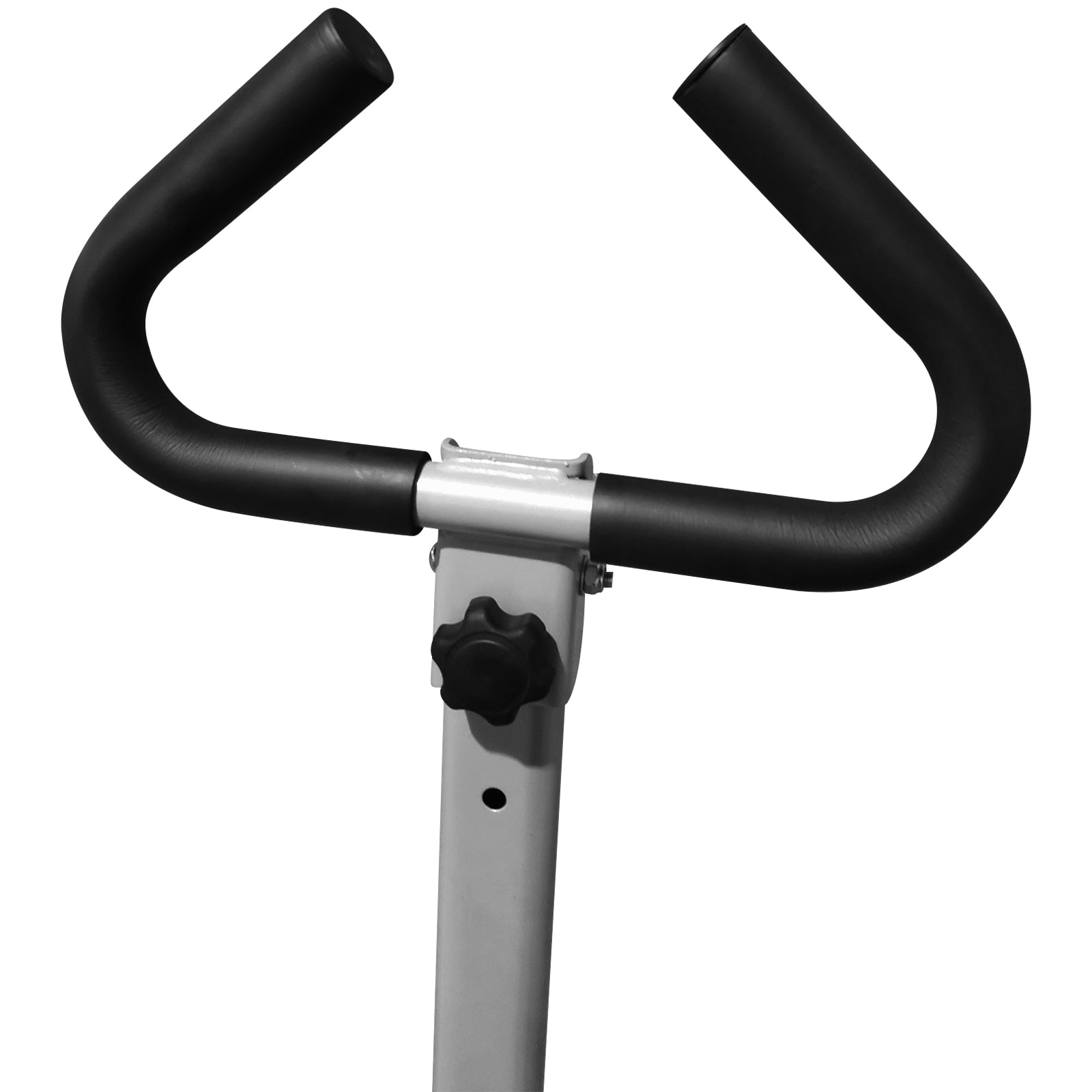 HOMCOM Stepper w/ Handle Hand Grip Workout Fitness Machine For Fitness Aerobic Exercise Home Gym Grey -